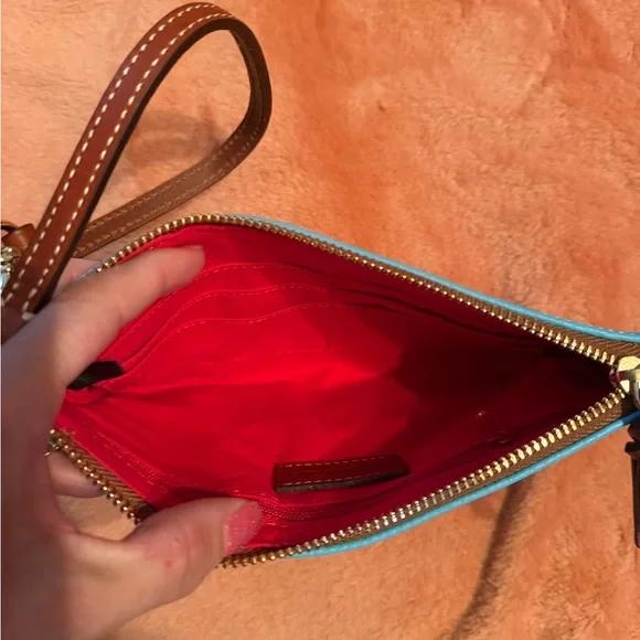 Dooney & Bourke Sky Blue Crossbody Bag - Picture 3 of 3